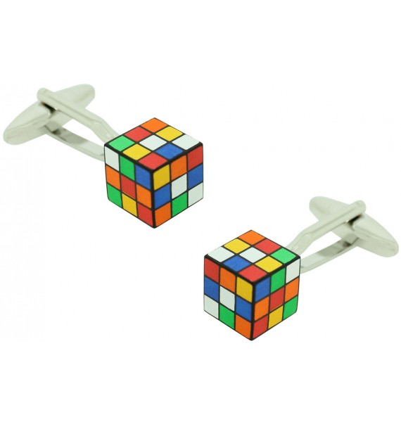 gemelos para camisa cubo rubik