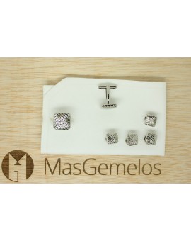 Striped Square Smoking Set 