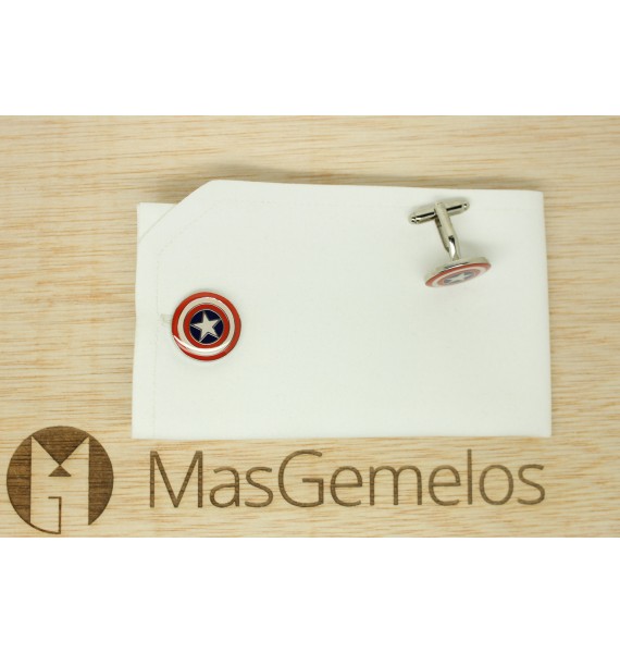 Captain America Shield Cufflinks original