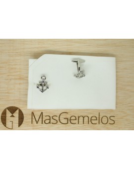 gemelos ancla yate para camisa