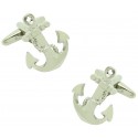 Anchor with Chain Cufflinks 