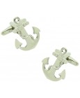 Anchor with Chain Cufflinks 
