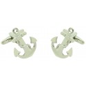 Anchor with Chain Cufflinks 