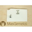  Boat Wheel and Anchor Cufflinks