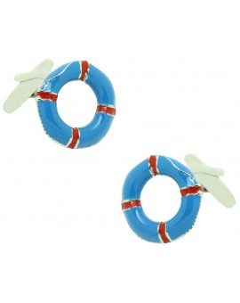 Blue Lifebelt Cufflinks 
