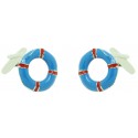 Blue Lifebelt Cufflinks 