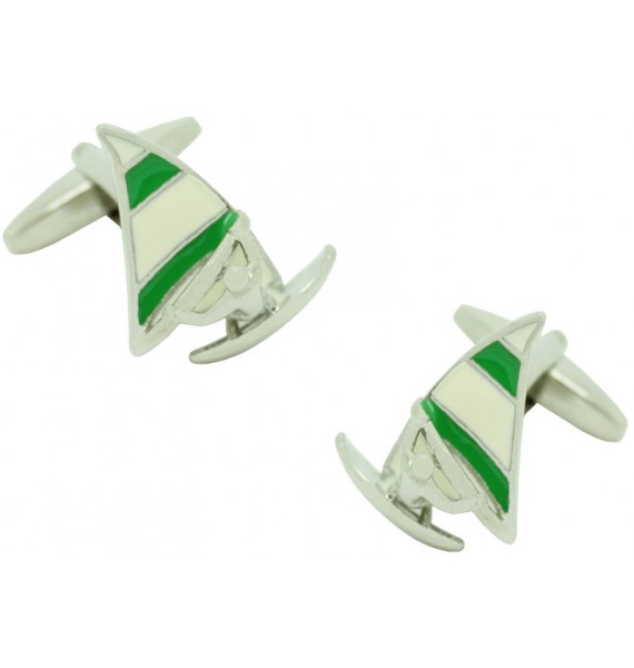 Gemelos para camisa Windsurf Verde