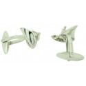 Blue Sail Windsurf Cufflinks 