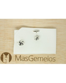 Sterling Silver Knot Cufflinks