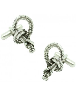 Bowline Nautical Knot Cufflinks