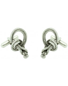 Bowline Nautical Knot Cufflinks 2