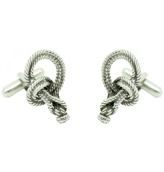 Bowline Nautical Knot Cufflinks