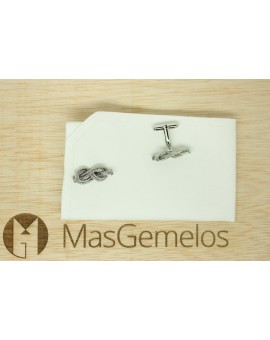 Figure 8 Nautical Knot Cufflinks