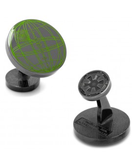 Death Star Blueprint Plans Cufflinks