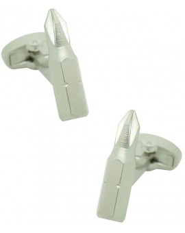 Phillips Screwdriver Bit Cufflinks 