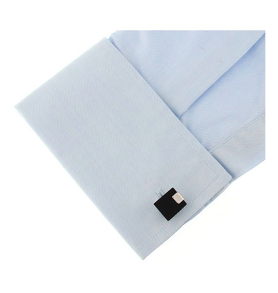 Black and Silver IX Cufflinks