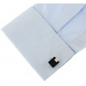Gemelos para camisa  Black Silver IX
