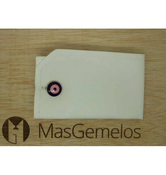 Gemelos para camisa Skultuna Bomber Morado y Rosa V.2 