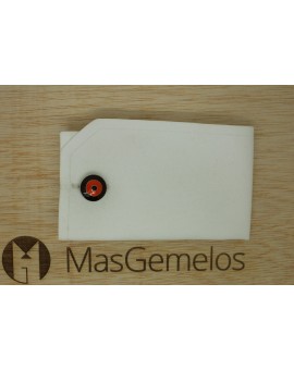 Brown and Orange Bomber V.2 Skultuna Cufflinks