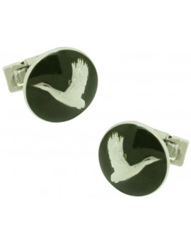 Gemelos para camisa Skultuna Cazador - Pato