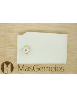 Gemelos para camisa Serie Oficial de la Boda - Blanco 