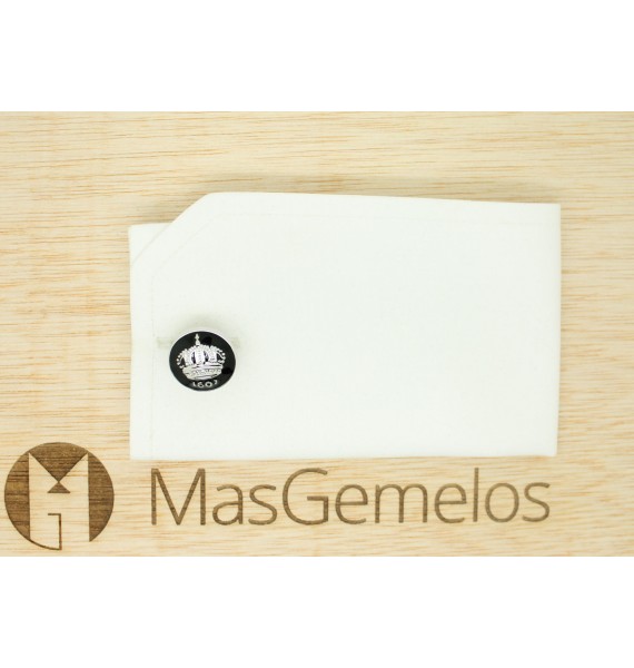 Skultuna Crown Cufflinks - Black