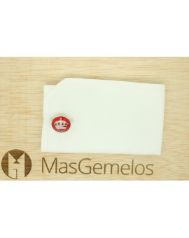 Gemelos para camisa Corona de Skultuna - Rojo 