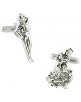 Flamenco Dancers Cufflinks 