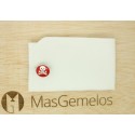 Gemelos para camisa Skultuna Calavera Rojo