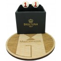 Golden Racer Skultuna Cufflinks White and Red 