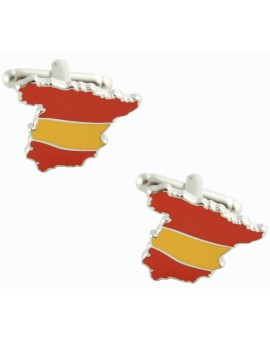Spain Map Cufflinks 
