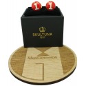 Golden Racer Skultuna Cufflinks - Red