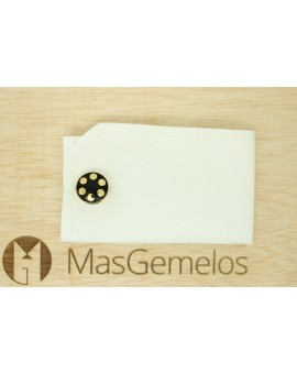 Golden Balls Skultuna Cufflinks - Black