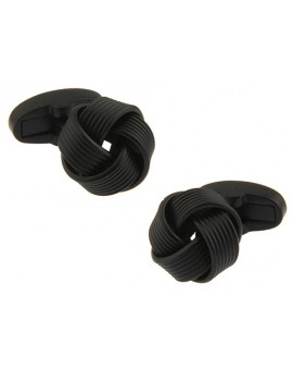Blue and Green Knot Cufflinks 