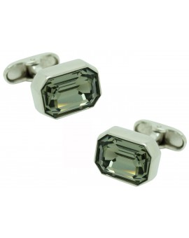 Gemelos para camisa Swarovski Gris 