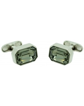 Gemelos para camisa Swarovski Gris  2