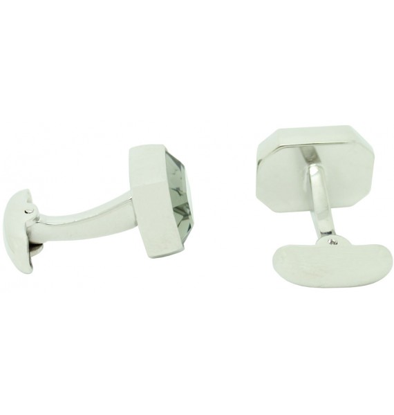 Grey Swarovski Cufflinks 