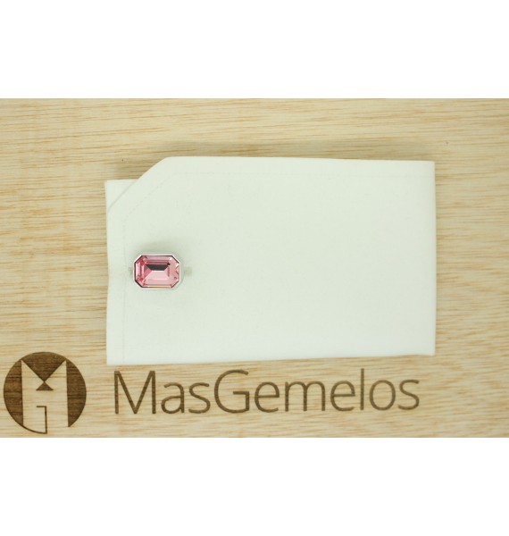 Pink Swarovski Cufflinks 