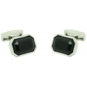 Black Swarovski Cufflinks 