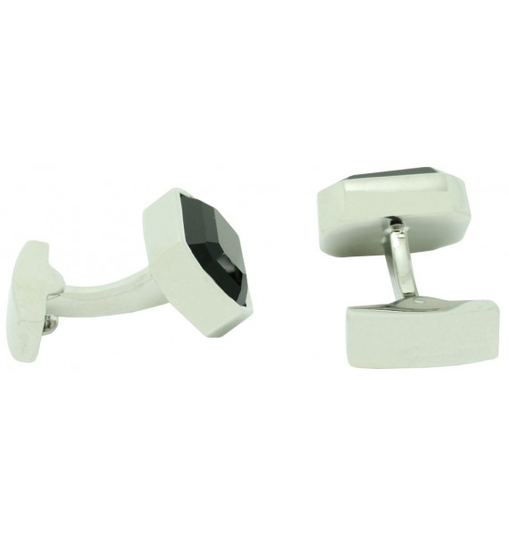 Black Swarovski Cufflinks 