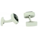 Black Swarovski Cufflinks 