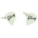 Novelty Gibson Guitar Pick Cufflinks 