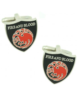 Game of Thrones Targaryen Symbol Cufflinks 