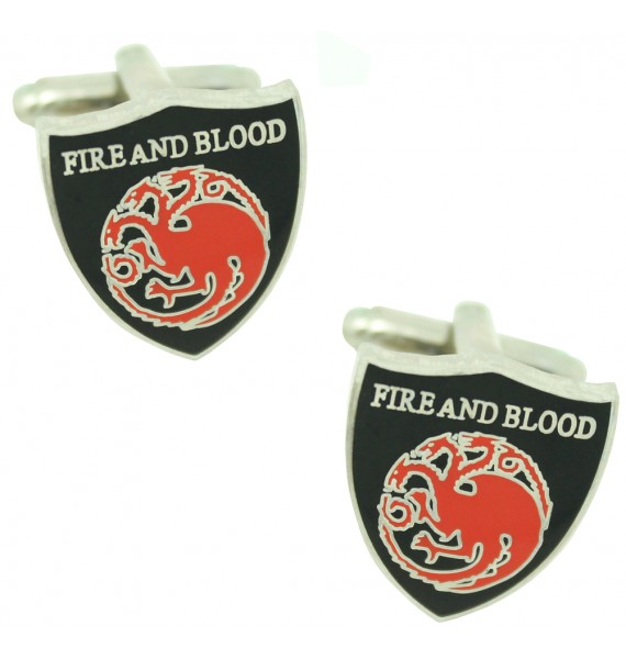 Game of Thrones Targaryen Symbol Cufflinks 