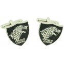 Boutons de manchette Game of Thrones Maison Stark Bouclier