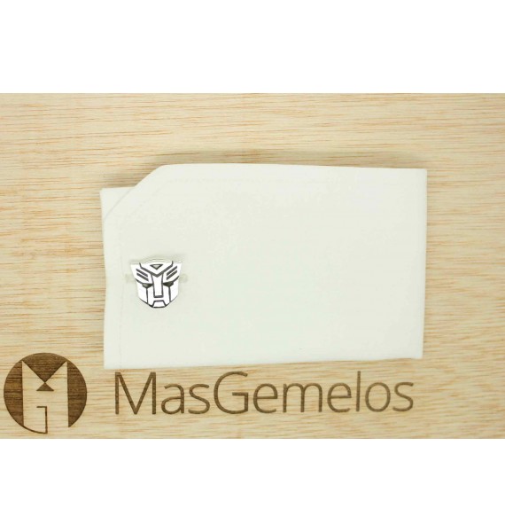 Gemelos para camisa premium Transformers Plata 925