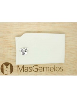Gemelos para camisa premium Transformers Plata 925
