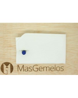 Blue Enamel Ball Cufflinks 