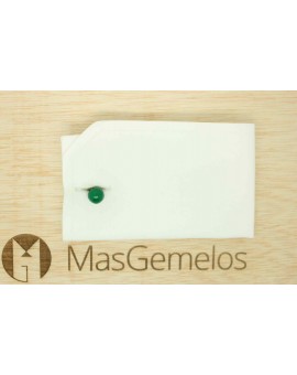 Green Enamel Ball Cufflinks 