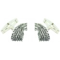 PREMIUM Sterling Silver Stark House Cufflinks